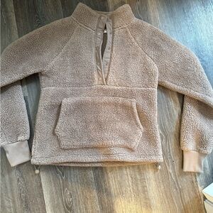 BearPaw Women's Tan Cowl Neck Sweater